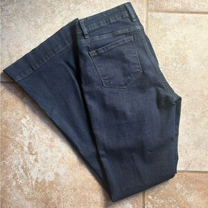 KanCan Women's Dark Blue Flare Jeans